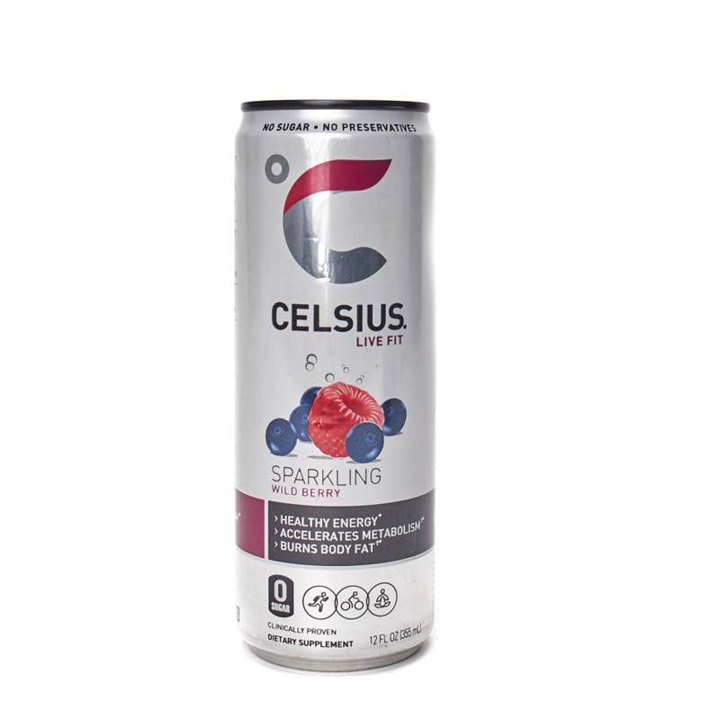 Celsius Sparkling Fitness Drink Wild Berry