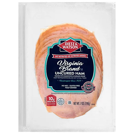 Dietz & Watson Virginia Brand Ham 7 oz