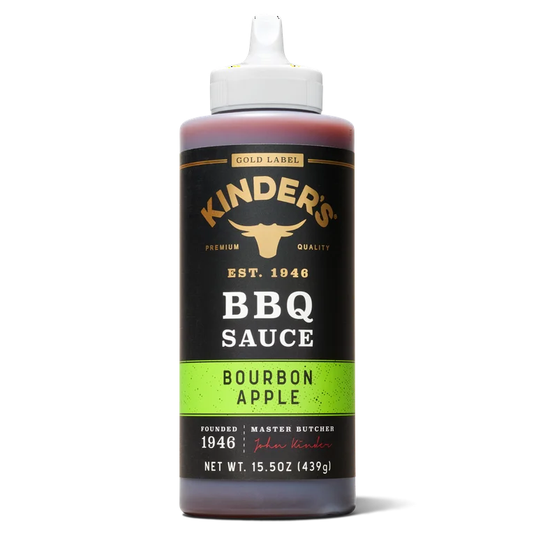 Kinder's BBQ Sauce Bourbon Apple 15.5 oz