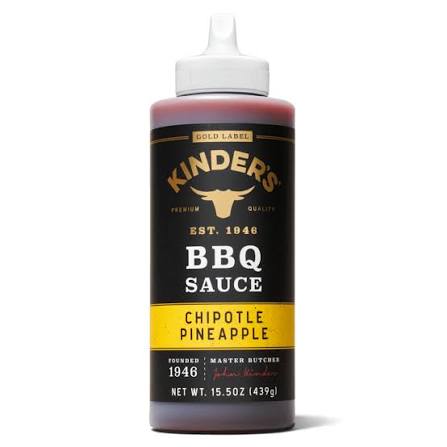 Kinder's BBQ Sauce Chipotle Pineapple 15.5 oz