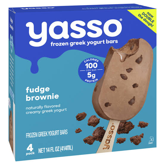 Yasso Fudge Brownie Frozen Greek Yogurt Bars 14 oz