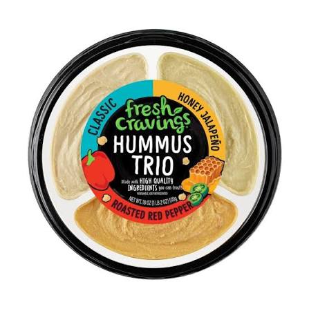 Fresh Cravings Classic Trio Hummus 18 oz