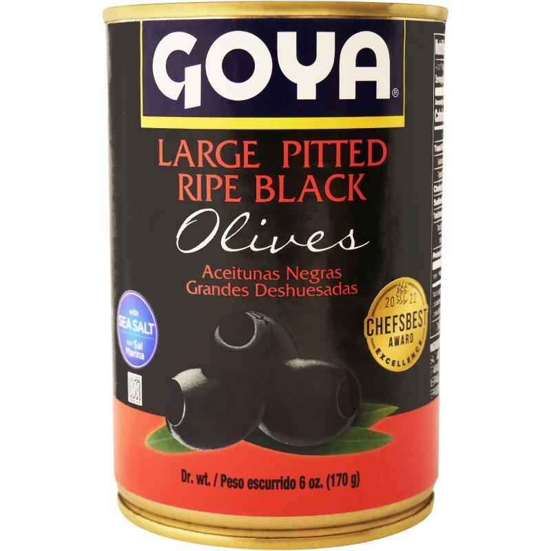 Goya Aceitunas Negras Grandes 6 oz