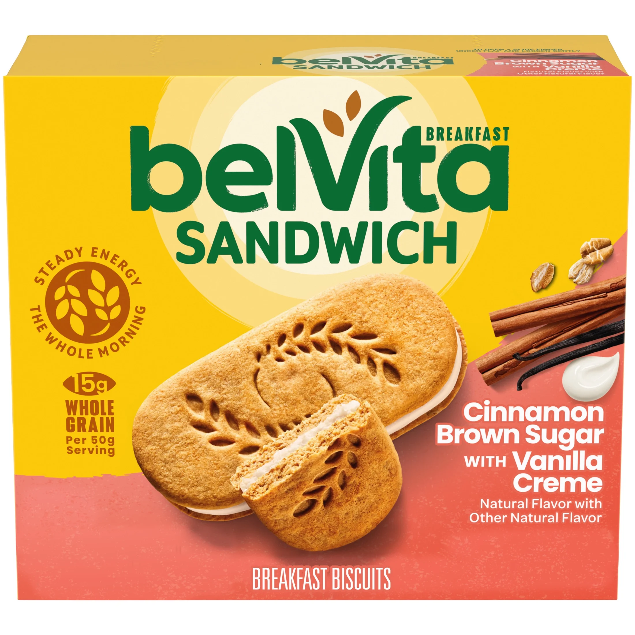 BelVita Sandwich Cinnamon Brown Sugar with Vanilla Creme 8.8 oz