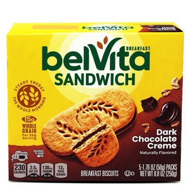 BelVita Sandwich Dark Chocolate Creme 8.8 oz