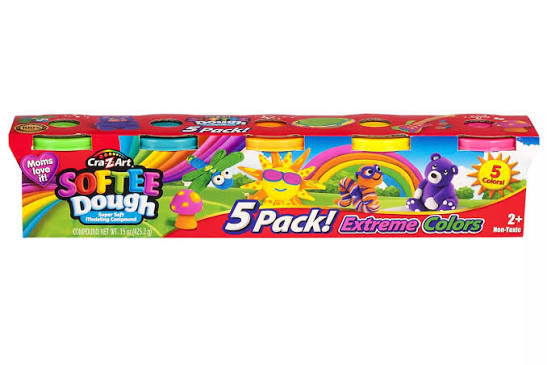 Cra-Z-Art Softee Dough Modeling Clay 5 ct