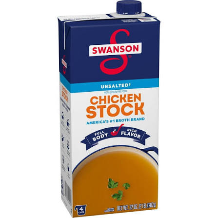 Swanson Unsalted Chicken Stock 32 oz