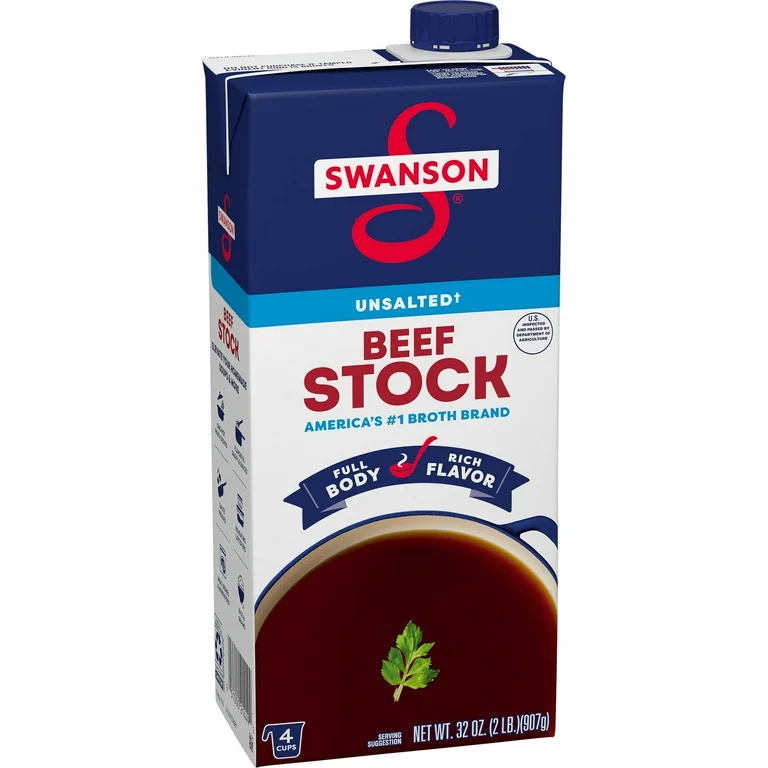 Swanson Unsalted Beef Stock 32 oz