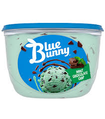 Blue Bunny Mint Chocolate Chip Ice Cream 46 oz