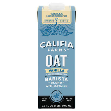 Califia Oatmilk Barista Blend Vanilla 32 oz