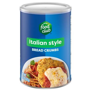 Food Club Bread Crumbs Italian Style 15 oz