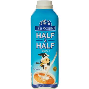 Tres Monjitas Half & Half 32 oz