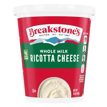 Breakstone’s Pasteurized Ricotta Cheese 15 oz
