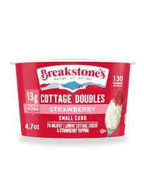 Breakstone's Lowfat Cottage Cheese Doubles Strawberry 4.7 oz