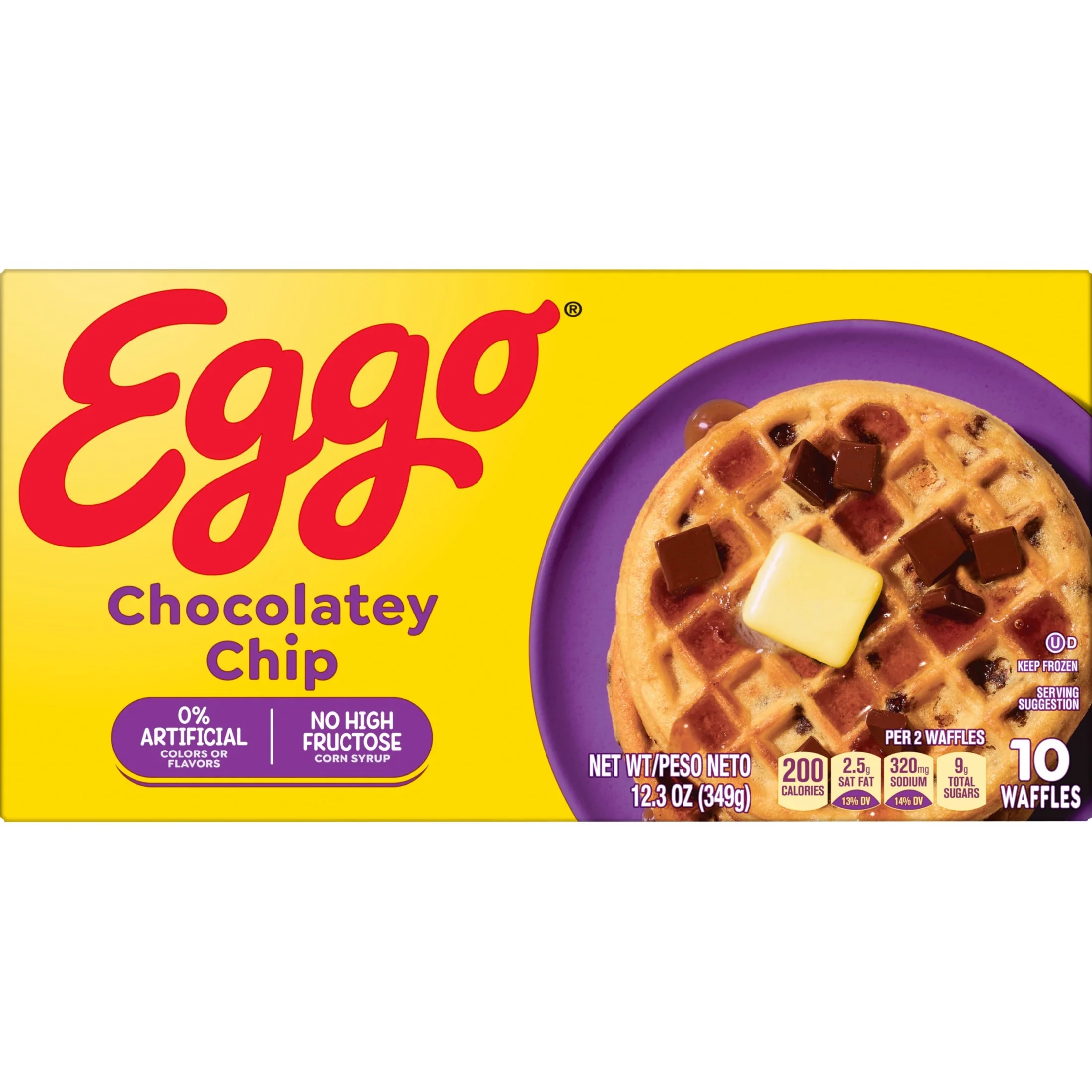 Eggo Chocolatey Chip Waffles 12.3 oz