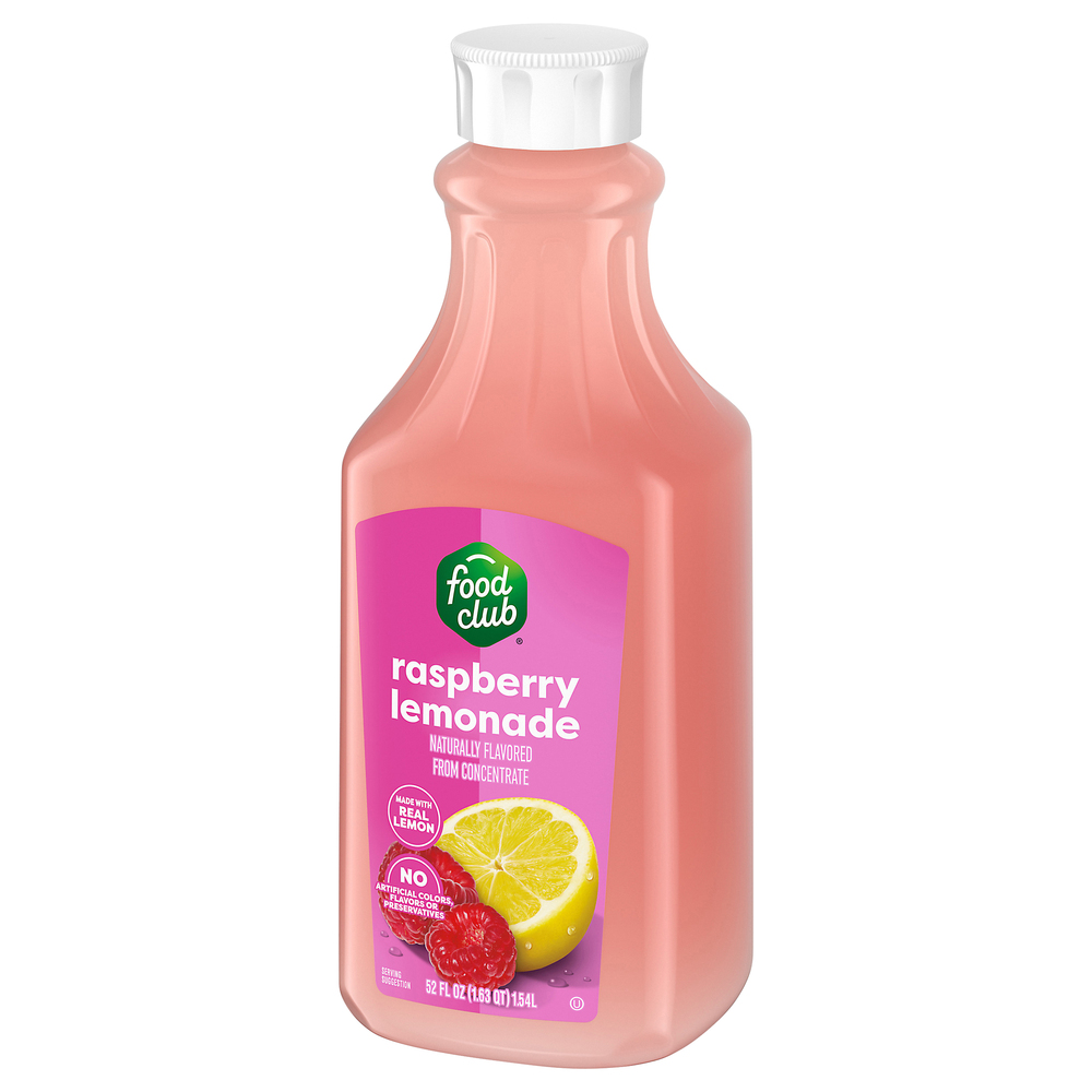 Food Club Raspberry Lemonade 52 oz