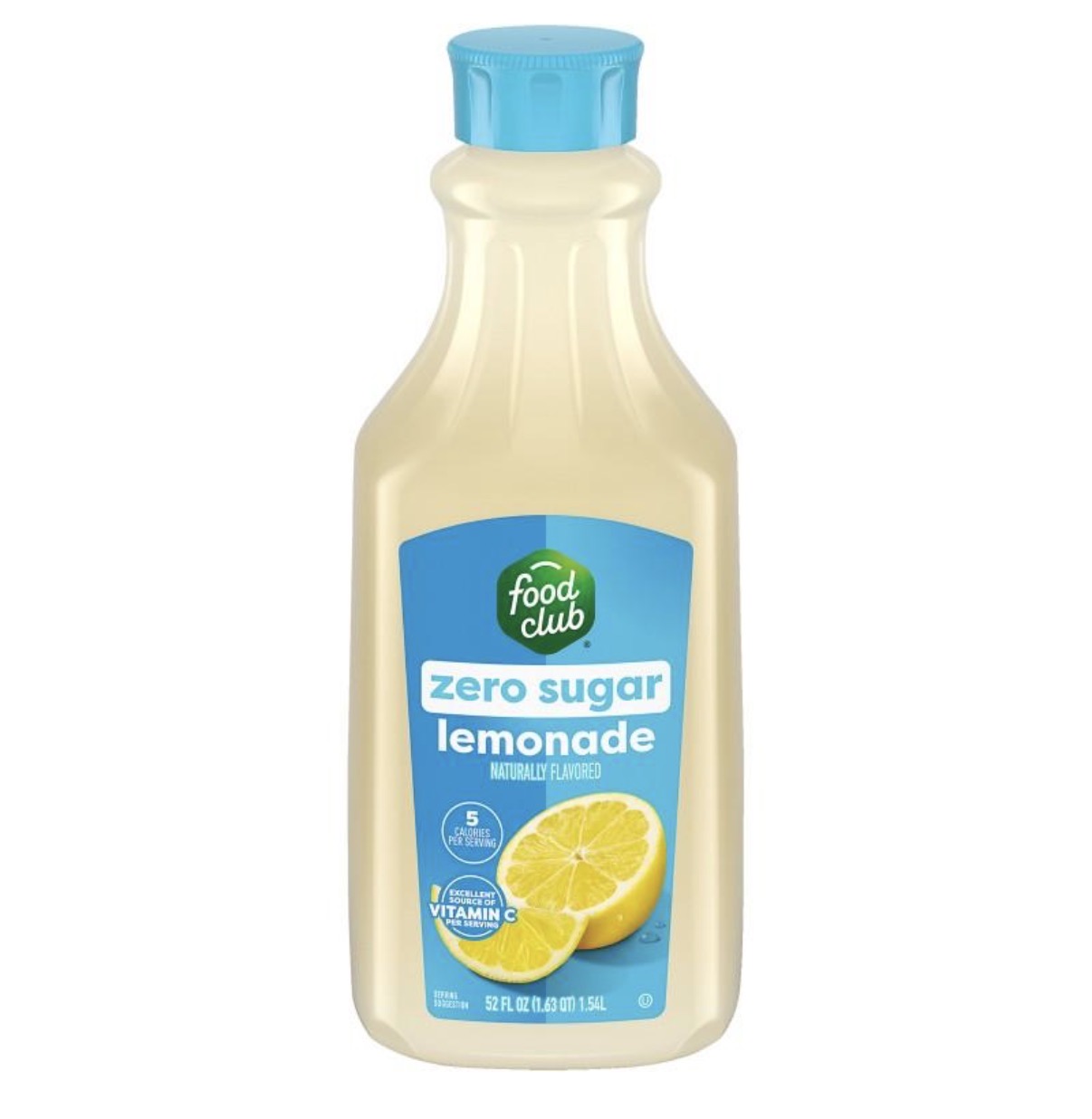 Food Club Zero Sugar Lemonade 52 oz