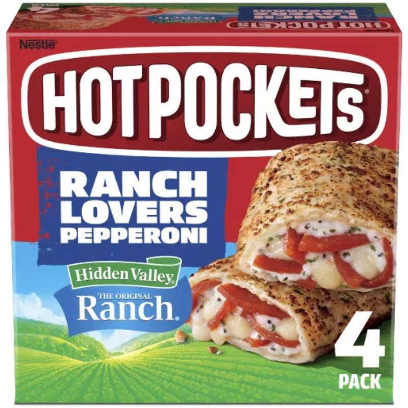 Hot Pockets Ranch Pepperoni & sausage Pizza 17 oz.