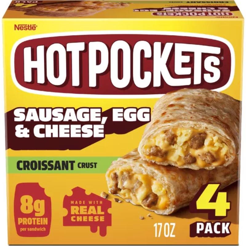Hot Pockets Sausage, Egg & Cheese Croissant Crust 17 oz.