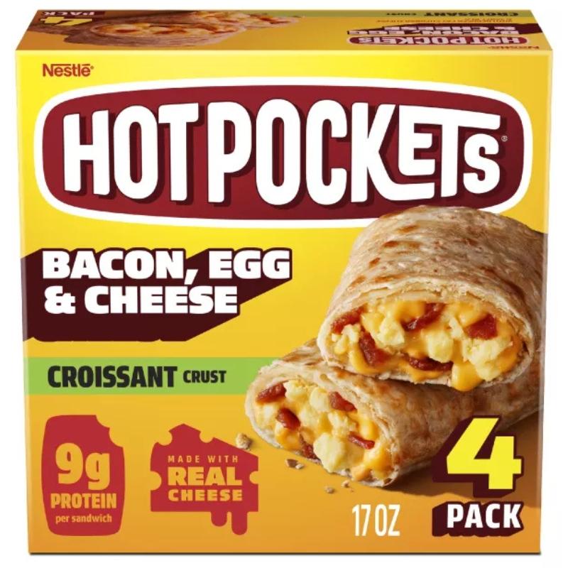Hot Pockets Bacon, Egg & Cheese Croissant Crust 17 oz.