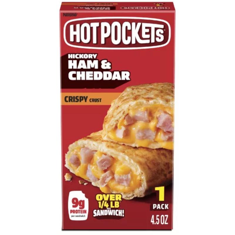 Hot Pockets Hickory Ham & Cheddar Crispy Crust 4.5 oz.