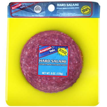 American Valu Hard Salami 6 oz