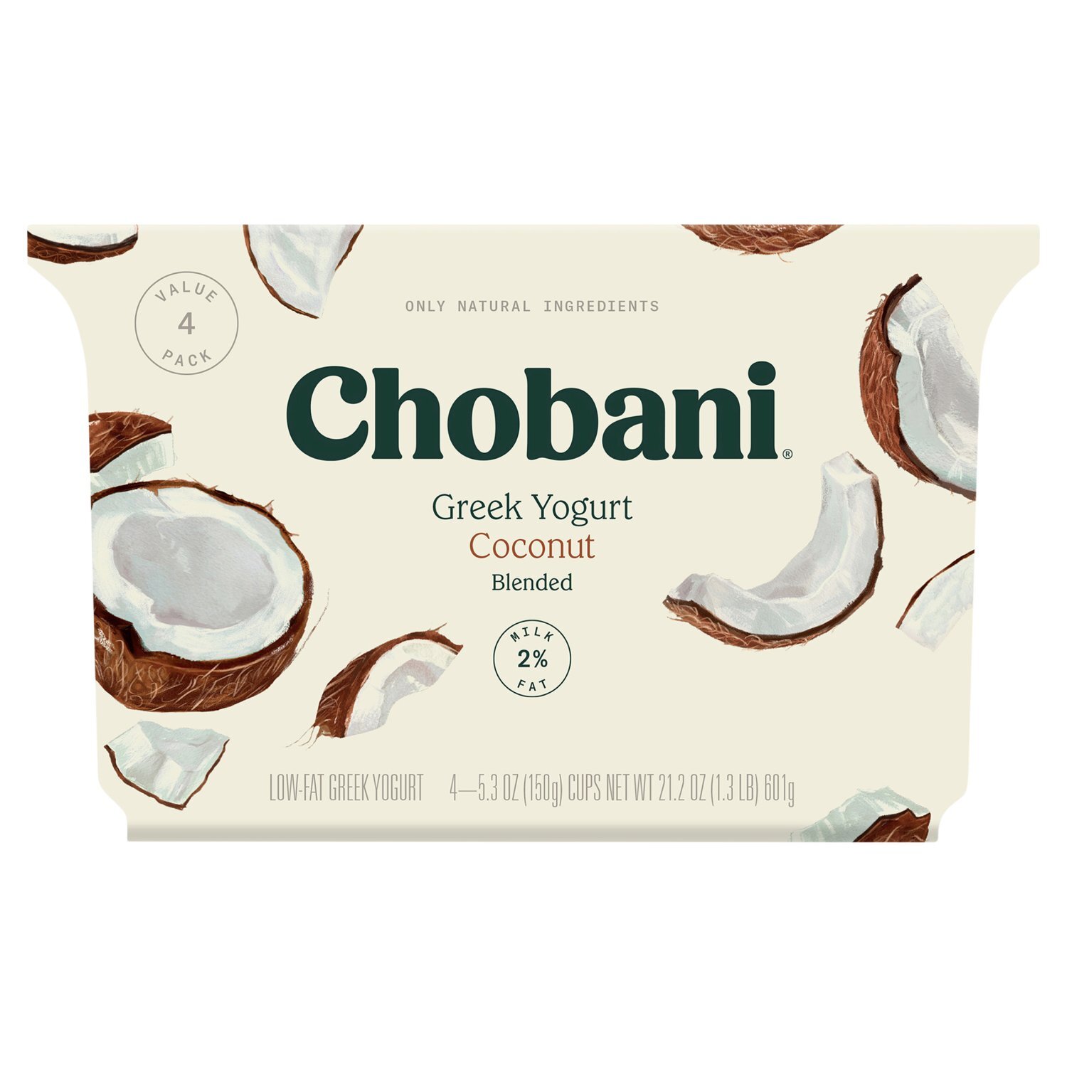 Chobani Greek Yogurt Coconut Blended 4-5.3 oz