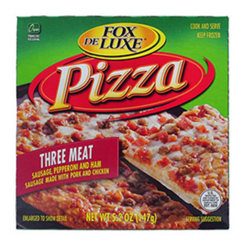 Fox Deluxe Three Meat Pizza 5.2 oz