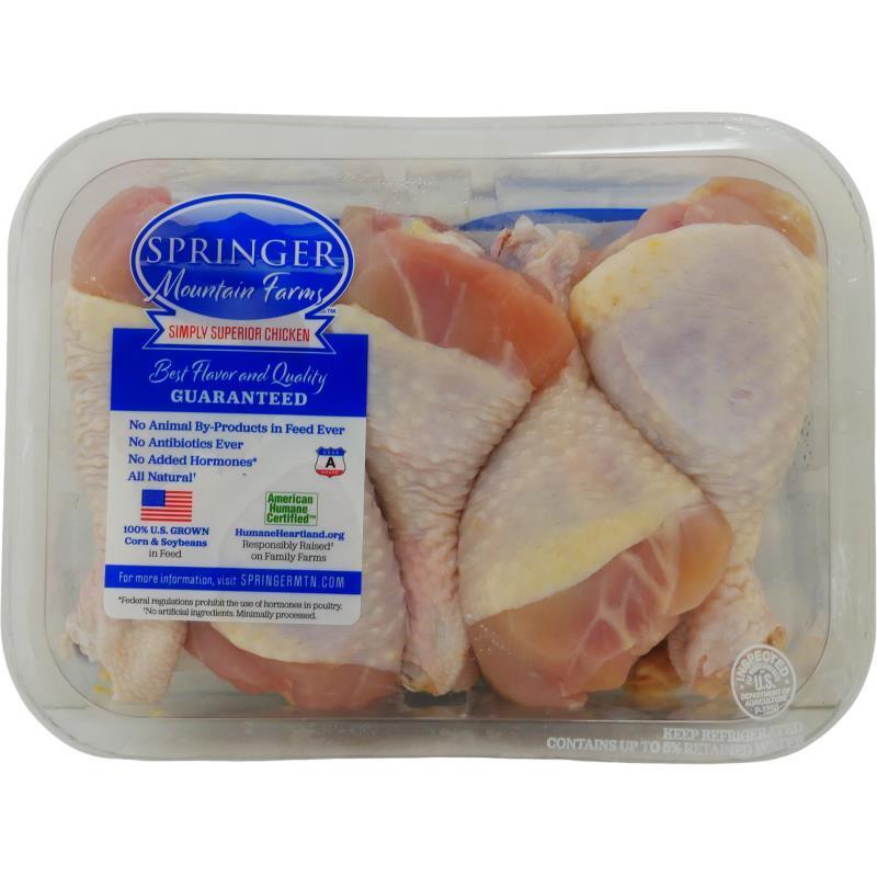 Springer Mountain Farms Antibiotic Free Chicken Drumsticks / Muslos