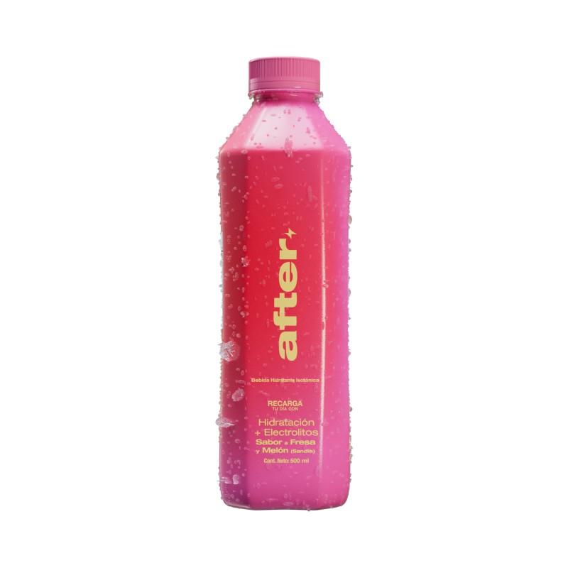 After Hidratación + Electrolitos Fresa y Melón 16.9 oz 