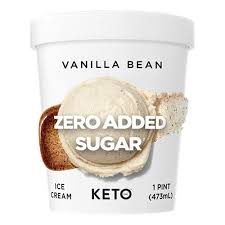 Keto Zero Sugar Added Vanilla Bean Ice Cream Bars 11 oz