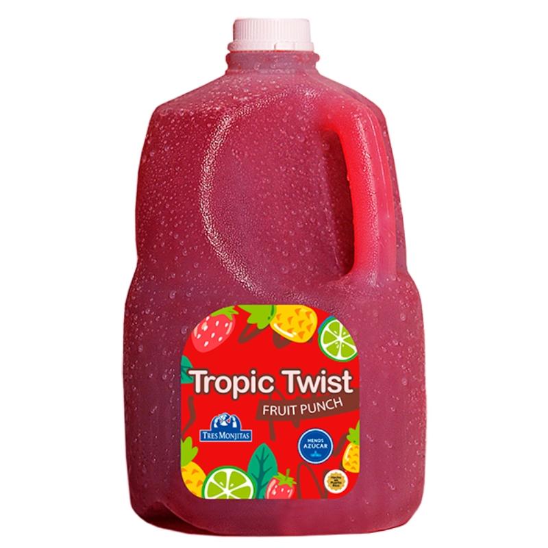 Tres Monjitas Tropic Twist Fruit Punch 120 oz