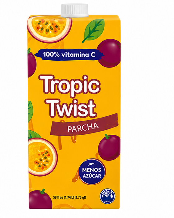 Tres Monjitas Tropic Twist Parcha 59 oz