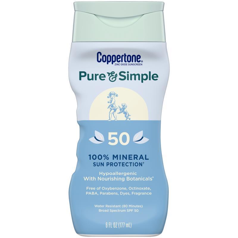 Coppertone Pure & Simple 50 SPF 6 oz