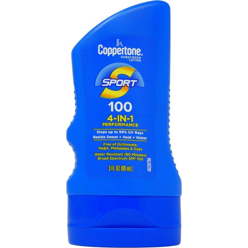Coppertone Sport Sunscreen Lotion 100 SPF 3 oz