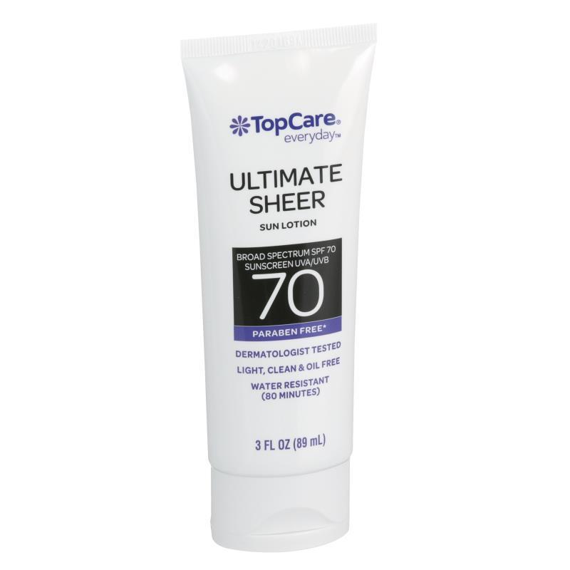 Topcare Sunscreen Sheer 70 SPF 3 oz