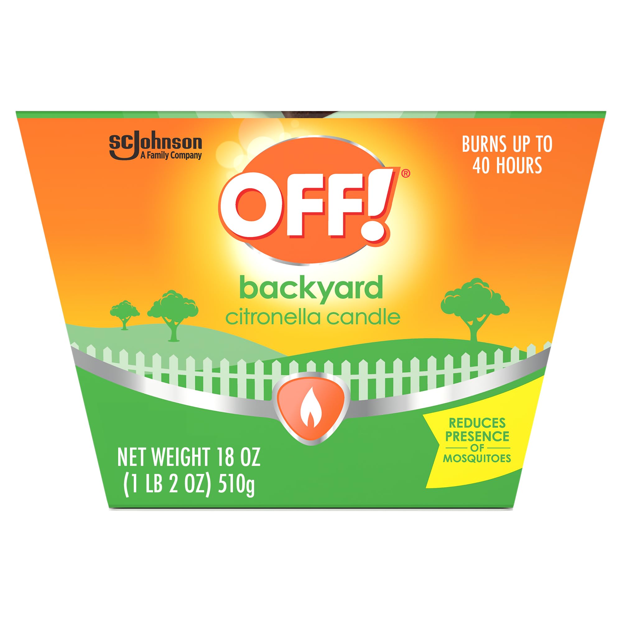 OFF! Backyard Citronella Scented Candle 48 oz