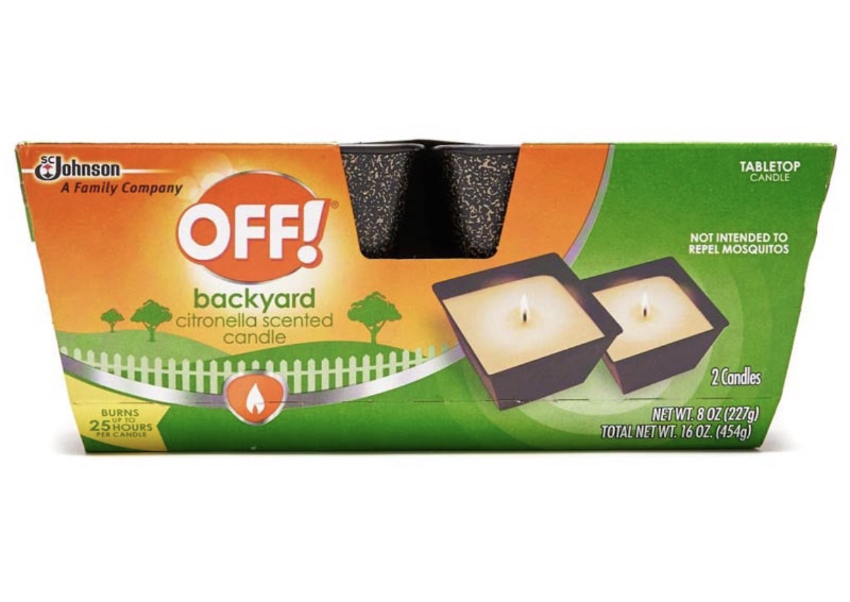 OFF! Backyard Citronella Scented Tabletop Candle 48 oz cIId2