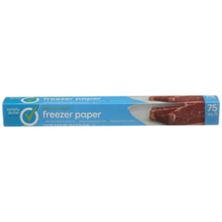 Simply Done Plastic Coated Freezer Paper 75 ft