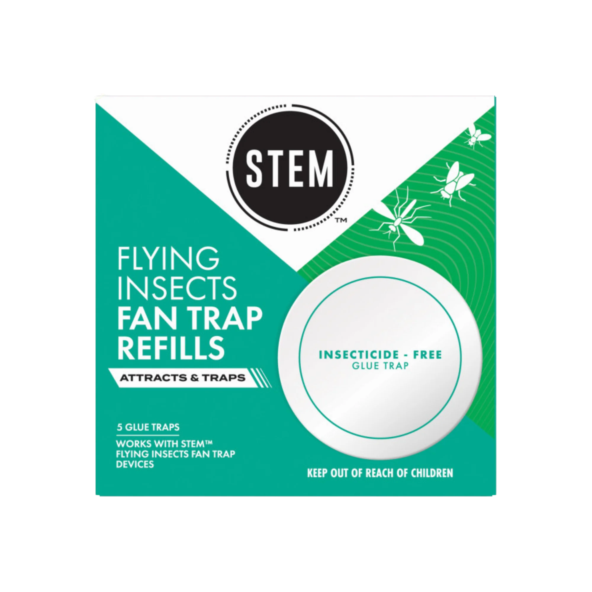 STEM Flying Insect Fan Trap Refills 5 ct