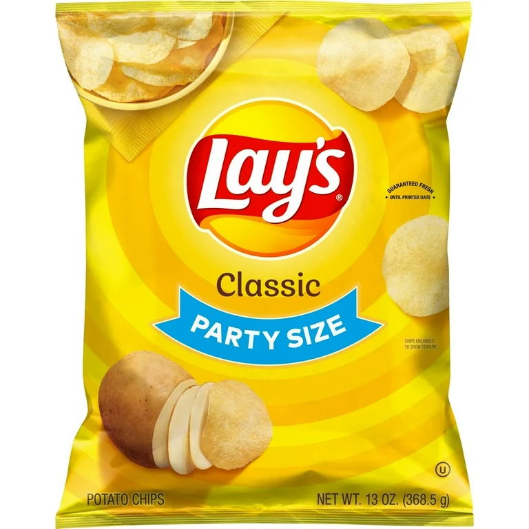 Lay’s Classic Potato Chips Party Size 13 oz