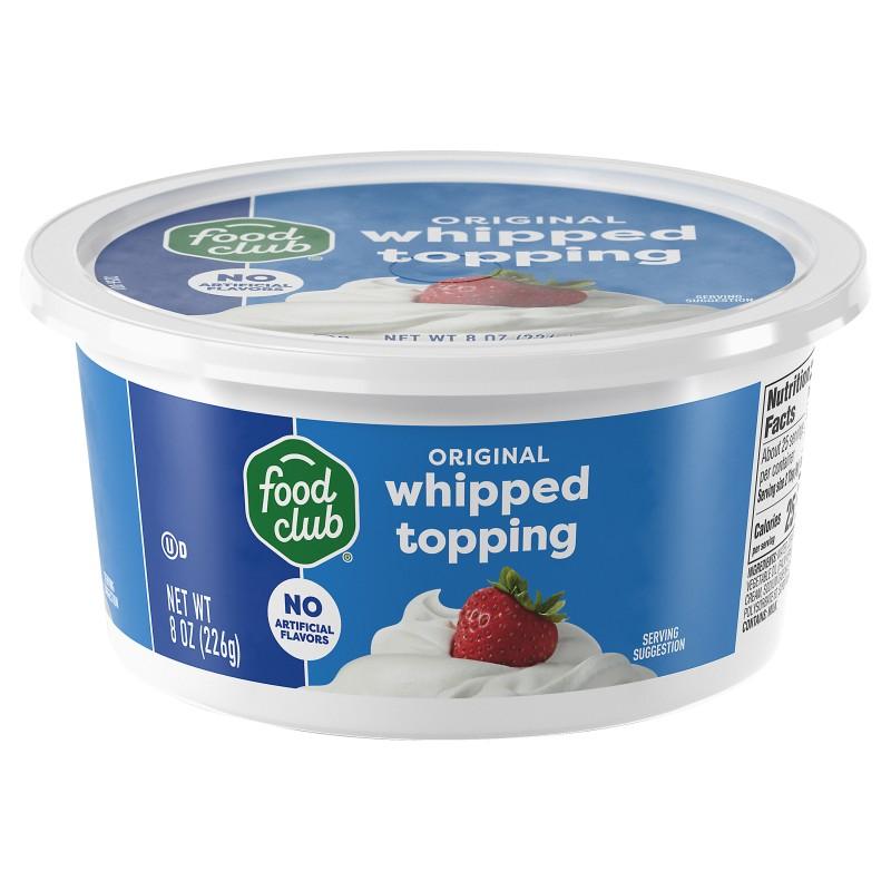 Food Club Original Whipped Topping 8 oz