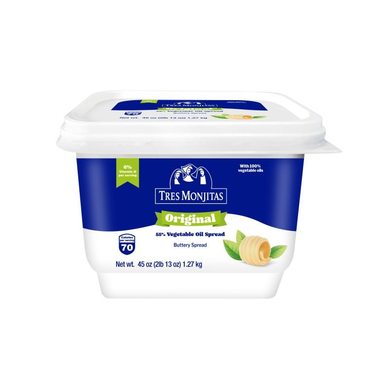 Tres Monjitas Vegetable Oil Spread 45 oz