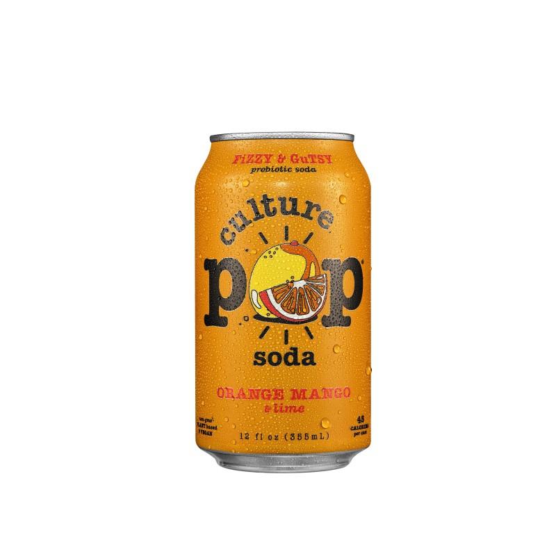 Culture Pop Soda Orange Mango & Lime 12 oz