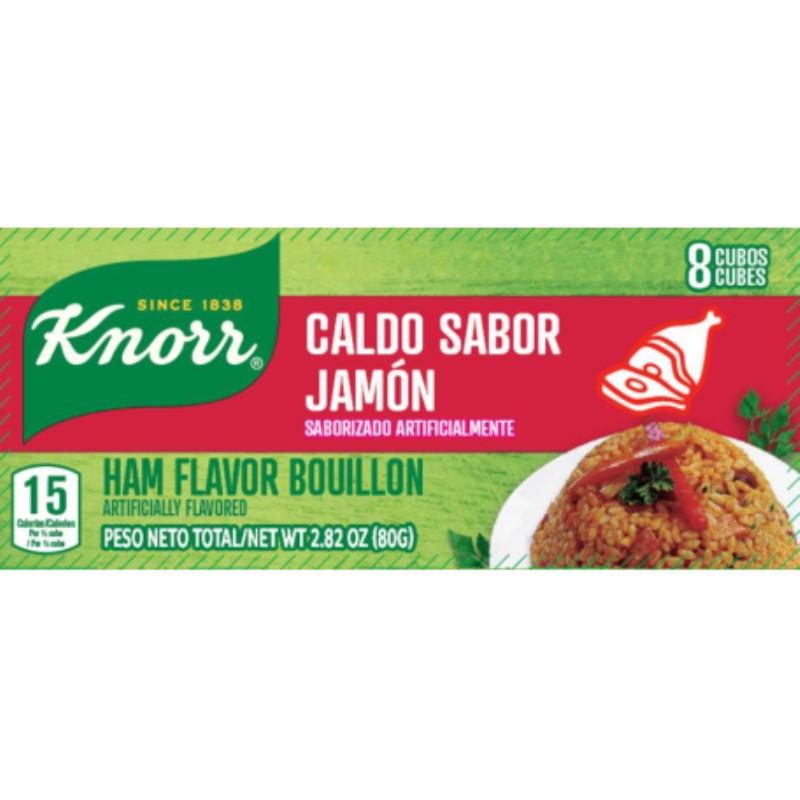 Knorr Caldo con Sabor a Jamón 8 ct
