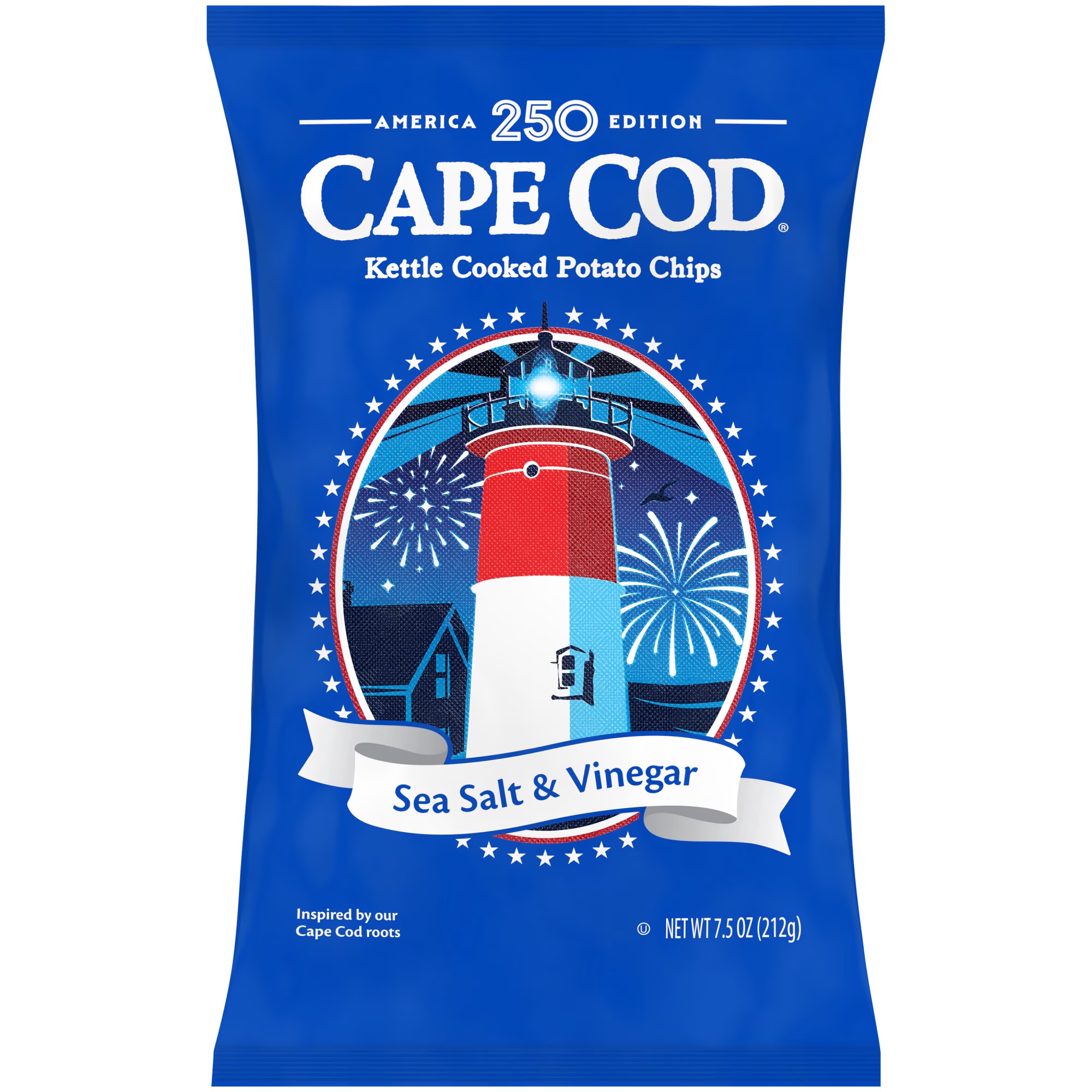 Cape Cod Sea Salt and Vinegar Potato Chips 7.5 oz