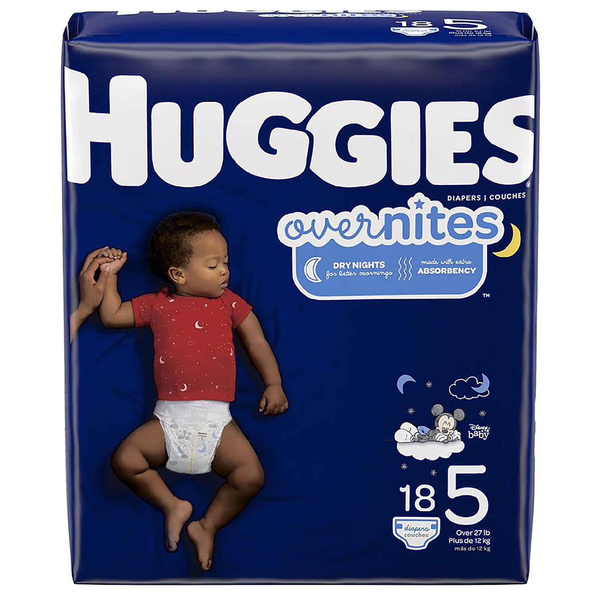 Huggies Overnites Diapers Size 5 18 ct