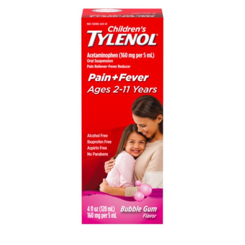 Tylenol Childrens  Pain - Fever Grape 4 oz