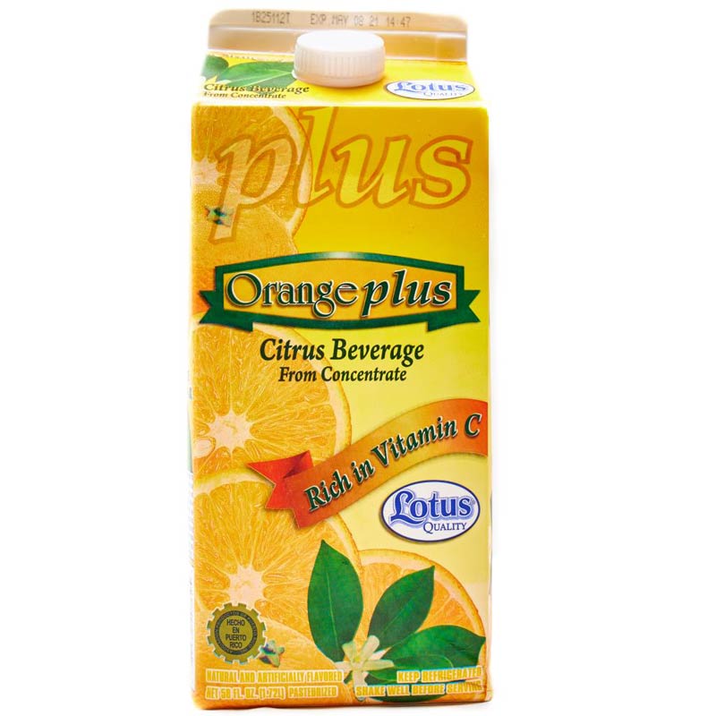 Lotus Plus Orange Plus Juice Beverage 58 oz