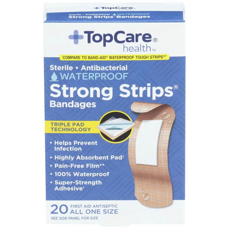 Top Care Strong Strips Bandages 20 ct